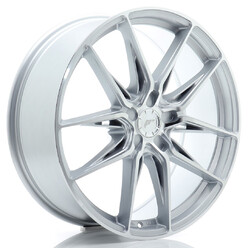 Japan Racing JR-44 20x8" (5 trous - sur mesure) ET20-40, Gris Argenté Poli