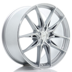 Japan Racing JR-44 20x9.5" (5 trous - sur mesure) ET20-57, Gris Argenté Poli