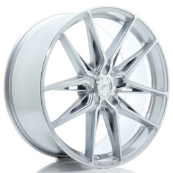 Japan Racing JR-44 21x9" (5 trous - sur mesure) ET20-40, Gris Argenté Poli