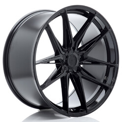 Japan Racing JR-44 22x10.5" (5 trous - sur mesure) ET10-40, Noir Brillant