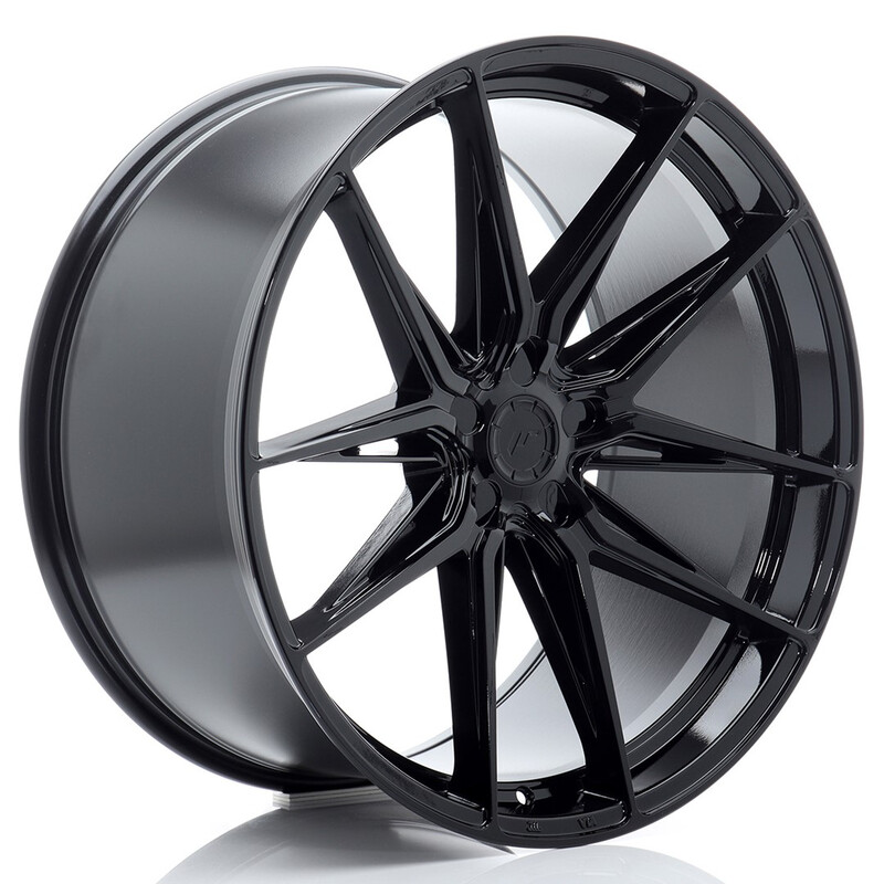 Japan Racing JR-44 22x11" (5 trous - sur mesure) ET15-45, Noir Brillant