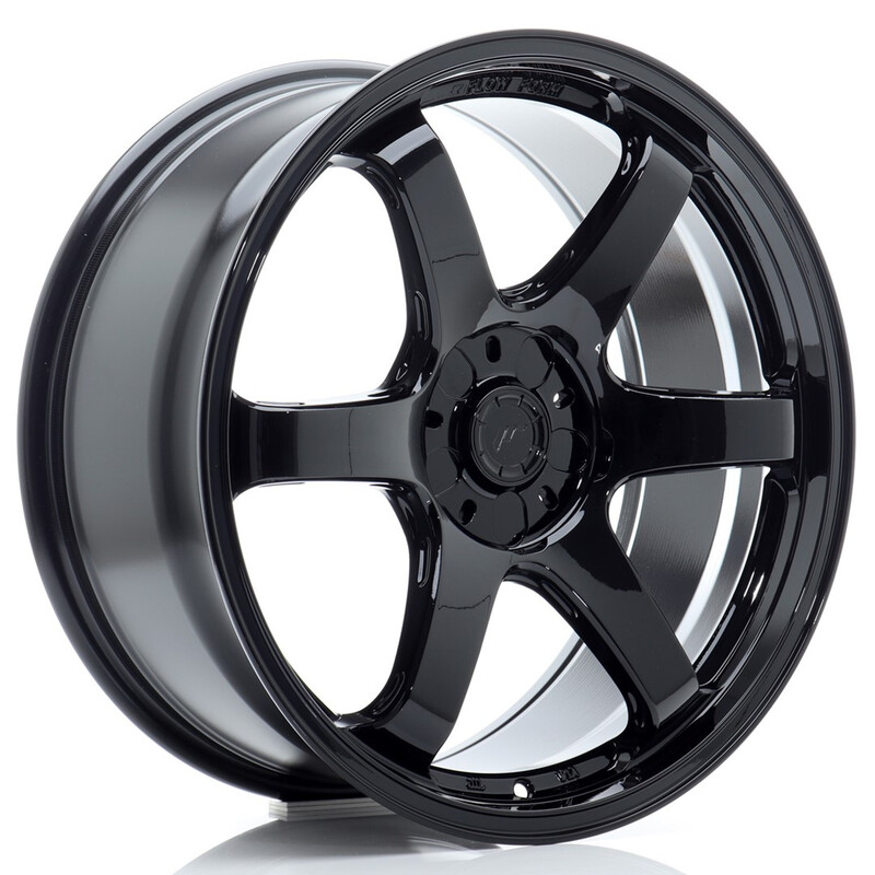 Japan Racing SL-03 Super Light 19x8" (5 trous - sur mesure) ET20-35, Noir Brillant