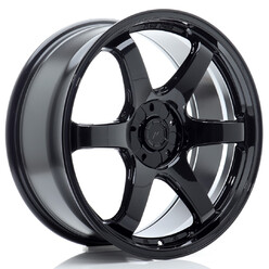 Japan Racing SL-03 Super Light 19x9" (5 trous - sur mesure) ET20-45, Noir Brillant