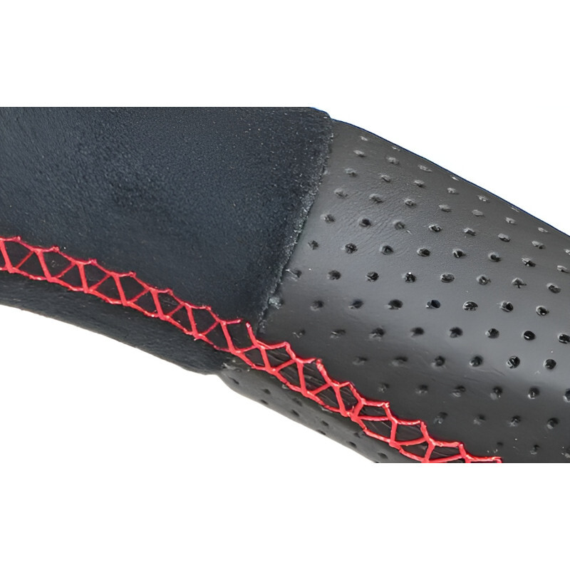 Volant\u0020GReddy\u0020Cuir\u0020avec\u0020Coutures\u0020Rouges\u0020pour\u0020Suzuki\u0020Swift\u0020Sport\u0020ZC33S