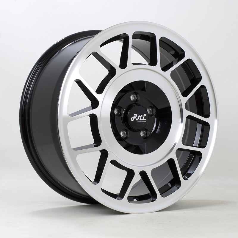 Rota Snowflake 19x8.5" 5x112 ET45, Gris Argenté & Noir