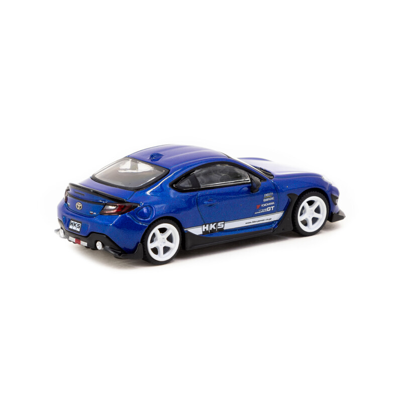 Tarmac Works 1/64 - Toyota GR86 HKS | Blue Metallic