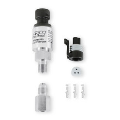 Kit Capteur de Pression de Fluide 10 bar (Huile, Carburant...) AEM en Inox