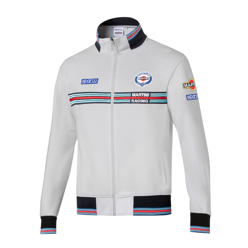 Sweat Zippé Sparco Martini Racing Gris