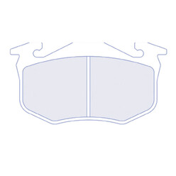 Plaquettes de Freins Arriere CL Brakes RC5+ pour Peugeot 205 Gr.A
