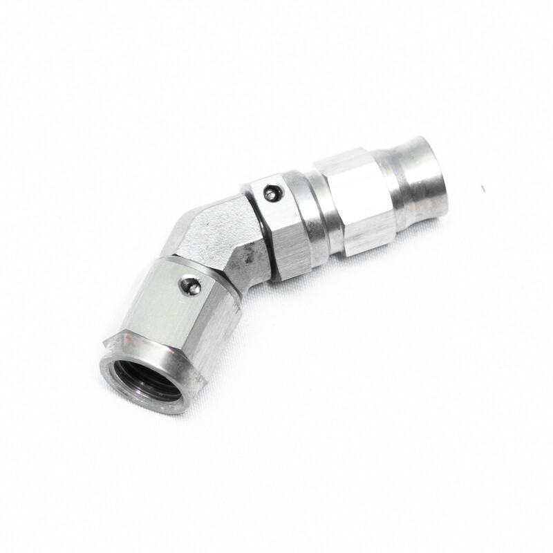 Raccord Coudé 45° Femelle M10x1.25 pour Durite Dash 3