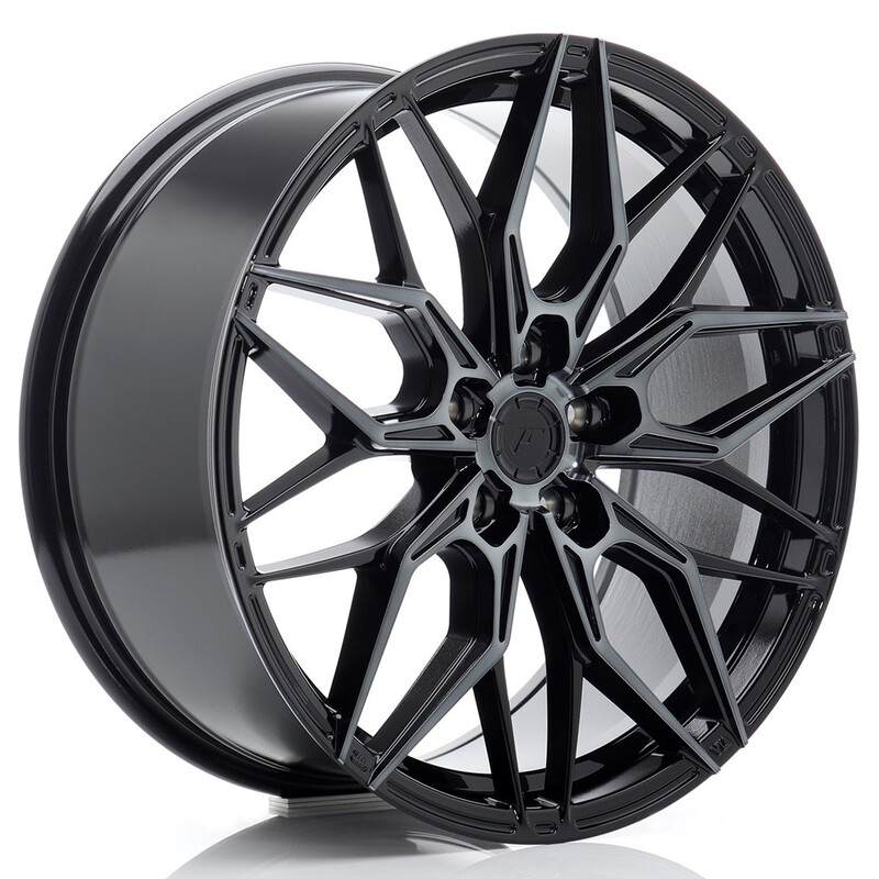Japan Racing JR-46 19x8.5" 5x112 ET45, Noir Brillant, Branches Teintées