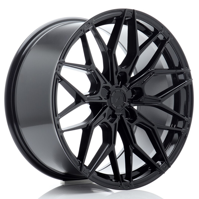 Japan Racing JR-46 19x9" (5 trous - sur mesure) ET20-40, Noir Brillant