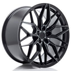 Japan Racing JR-46 20x9" (5 trous - sur mesure) ET20-35, Noir Brillant, Branches Teintées