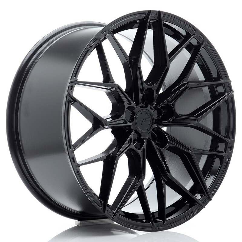 Japan Racing JR-46 20x9.5" (5 trous - sur mesure) ET20-40, Noir Brillant