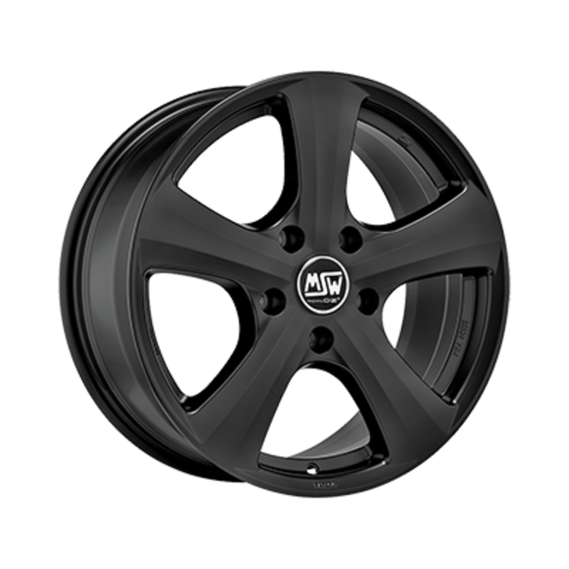 MSW 19 W 17x7" 5x100 ET45, Noir Mat / Satiné