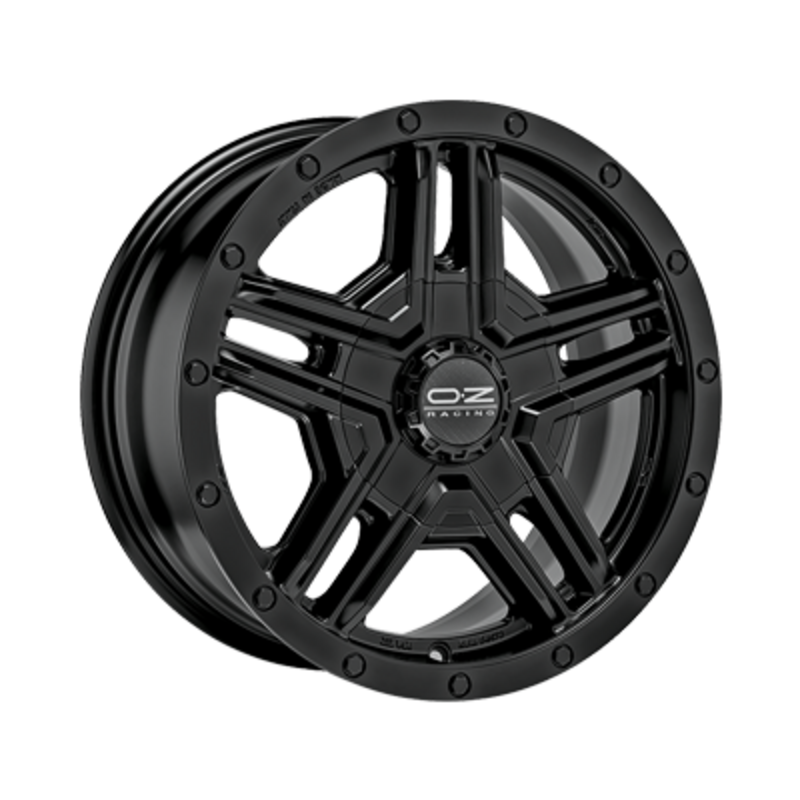 OZ Rally Adventure 17x8" 5x127 ET20, Noir Mat / Satiné