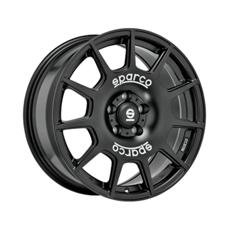 Sparco Terra 17x7.5" 5x114.3 ET45, Noir Mat / Satiné