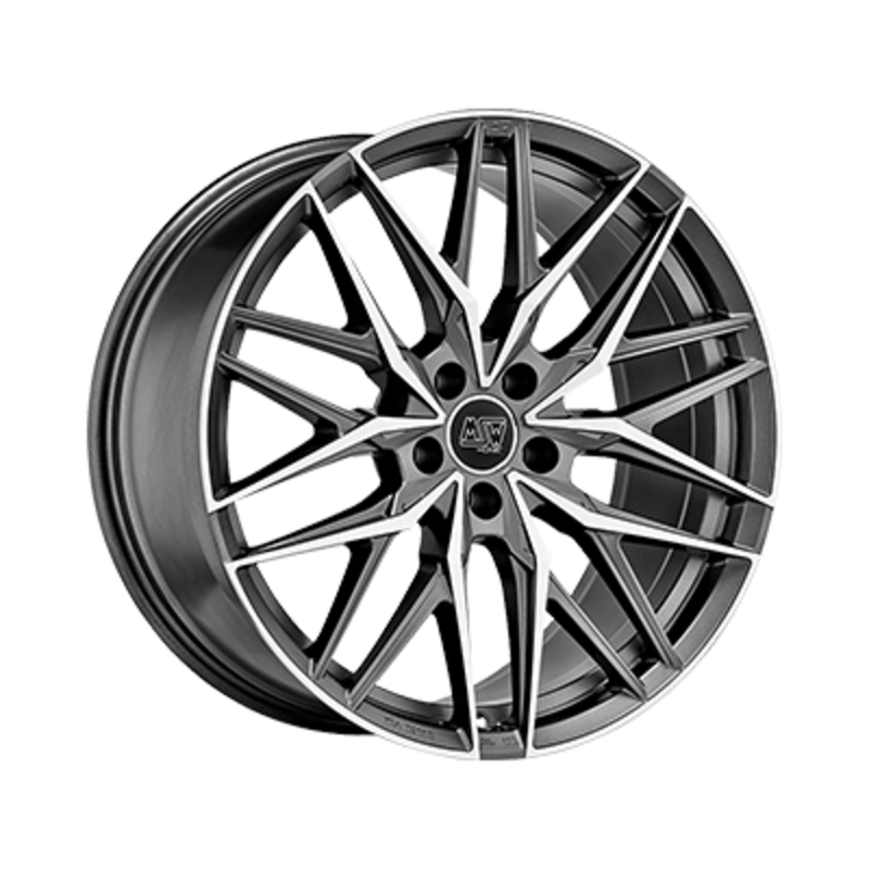 MSW 50 22x9.5" 5x112 ET41, Gunmetal, Branches Polies