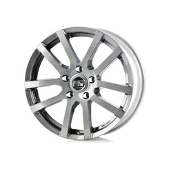 MSW 22 15x6" 4x100 ET35, Gris Argenté / Poli