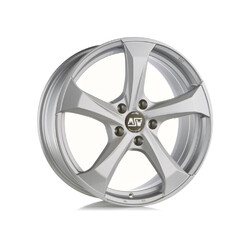 MSW 47 17x7.5" 5x105 ET40, Gris Argenté / Poli