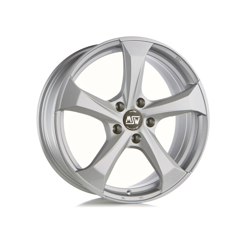 MSW 47 17x7.5" 5x105 ET40, Gris Argenté / Poli