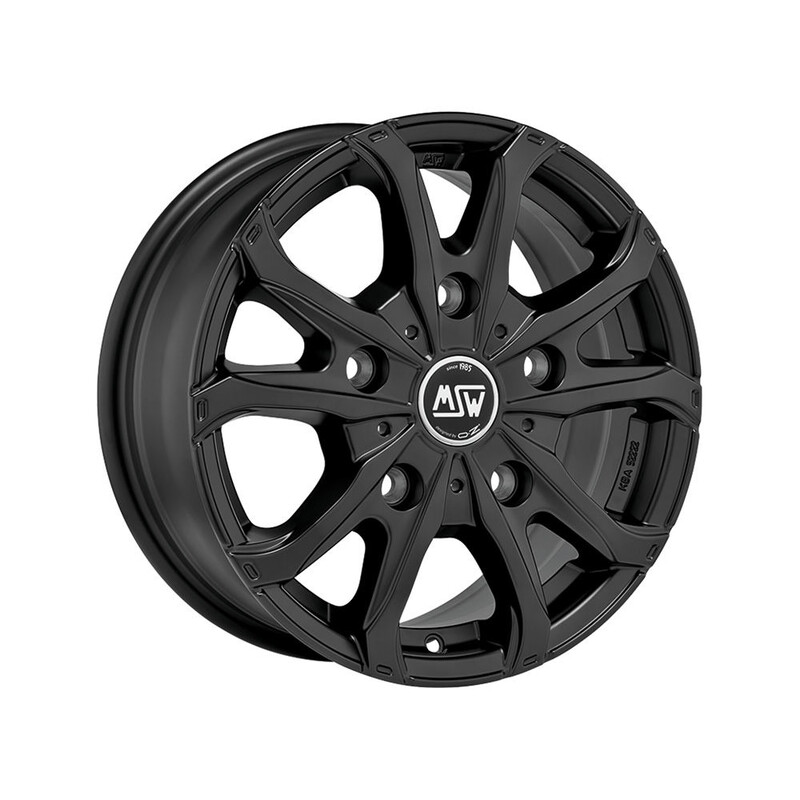 MSW 48 Van 18x7.5" 5x120 ET53, Noir Mat / Satiné