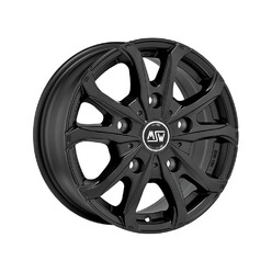 MSW 48 Van 18x7.5" 5x130 ET53, Noir Mat / Satiné