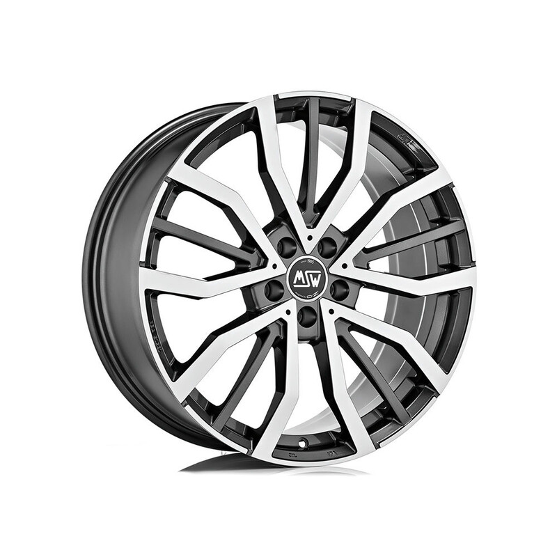 MSW 49 18x8" 5x112 ET50, Gunmetal Mat