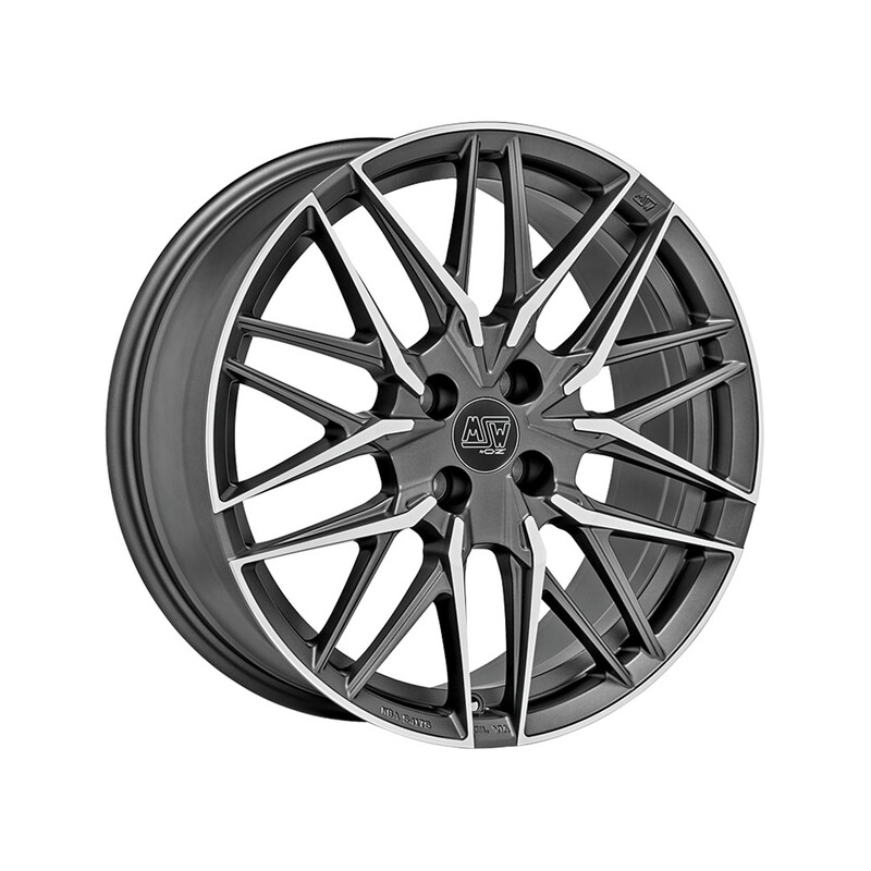 MSW 50-4 18x7.5" 4x108 ET37, Gunmetal, Branches Polies