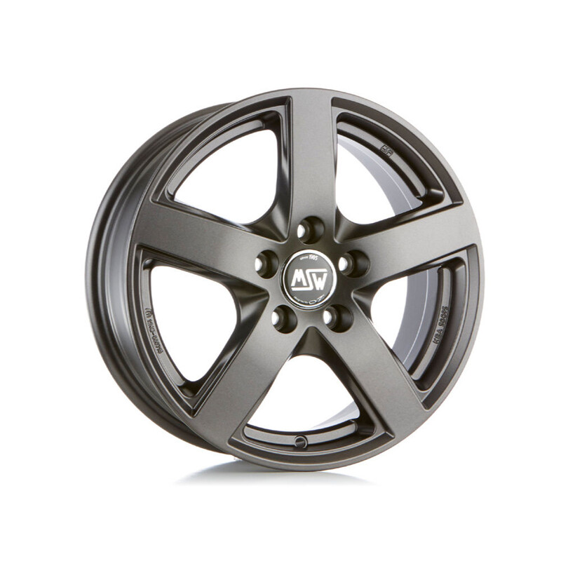 MSW 55 18x8.5" 5x112 ET48, Gris Foncé / Anthracite