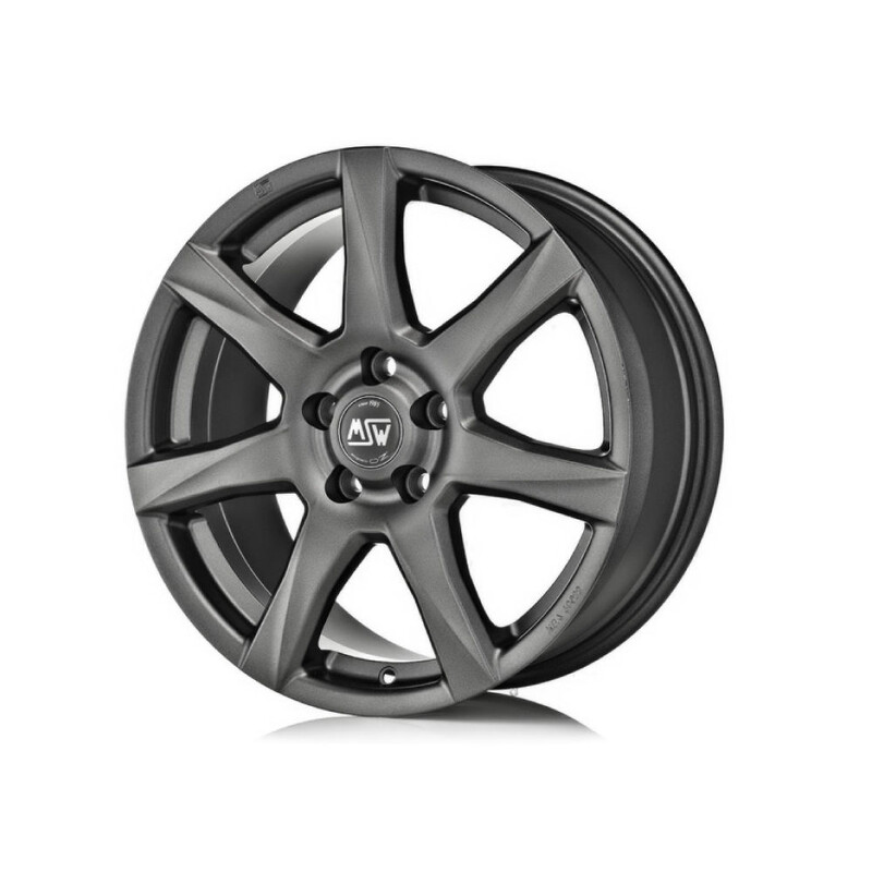MSW 77 17x7.5" 5x112 ET27, Gris Foncé / Anthracite