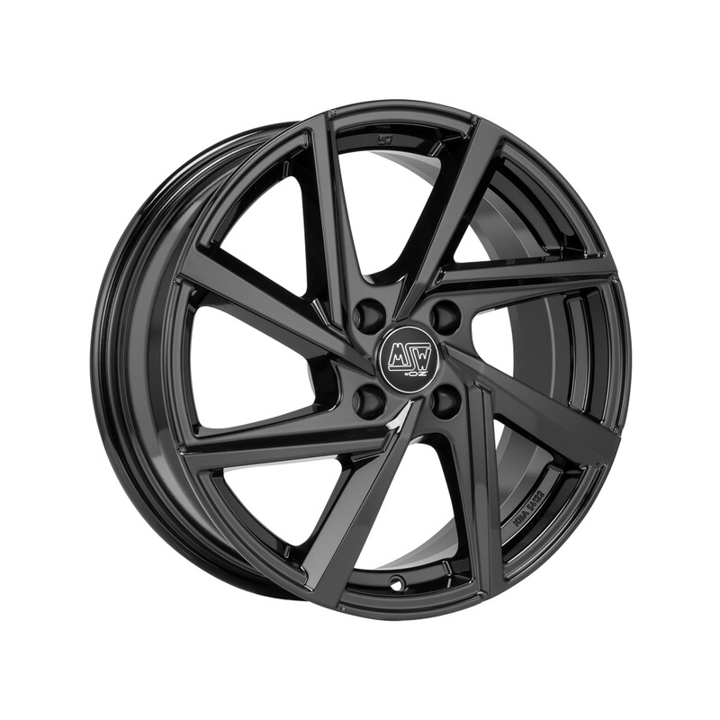 MSW 80-4 15x6" 4x98 ET35, Noir / Brillant