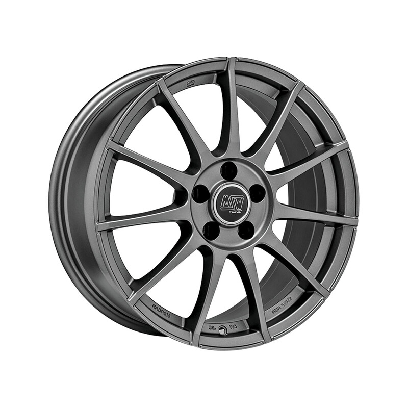 MSW 85 17x7" 4x100 ET37, Graphite Mat