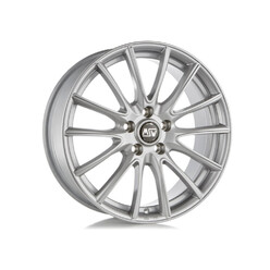 MSW 86 15x6" 4x100 ET30, Gris Argenté / Poli