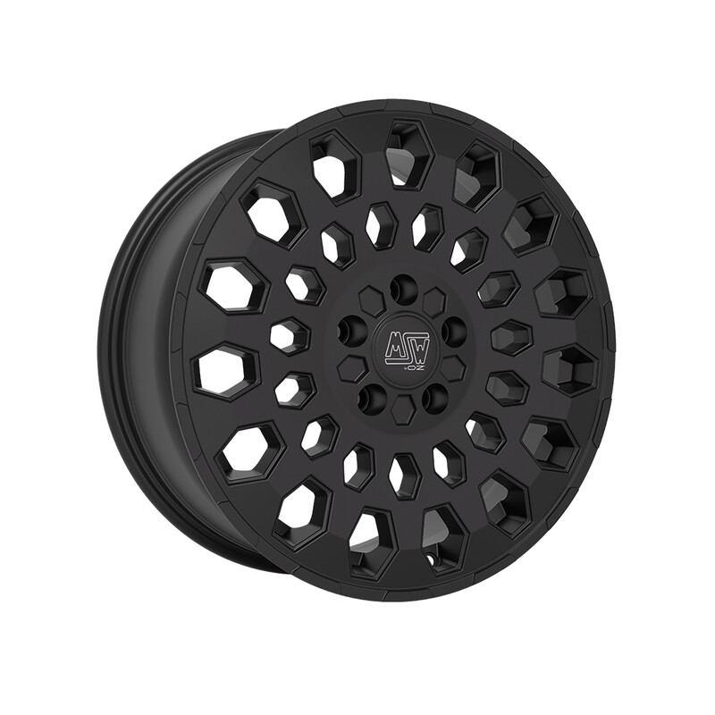 MSW 99 Van 17x8" 5x120 ET35, Noir Mat / Satiné