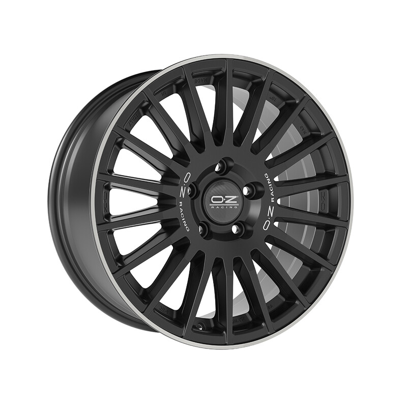 OZ Rally Desert 18x8" 6x139.7 ET45, Noir Mat Bord Poli