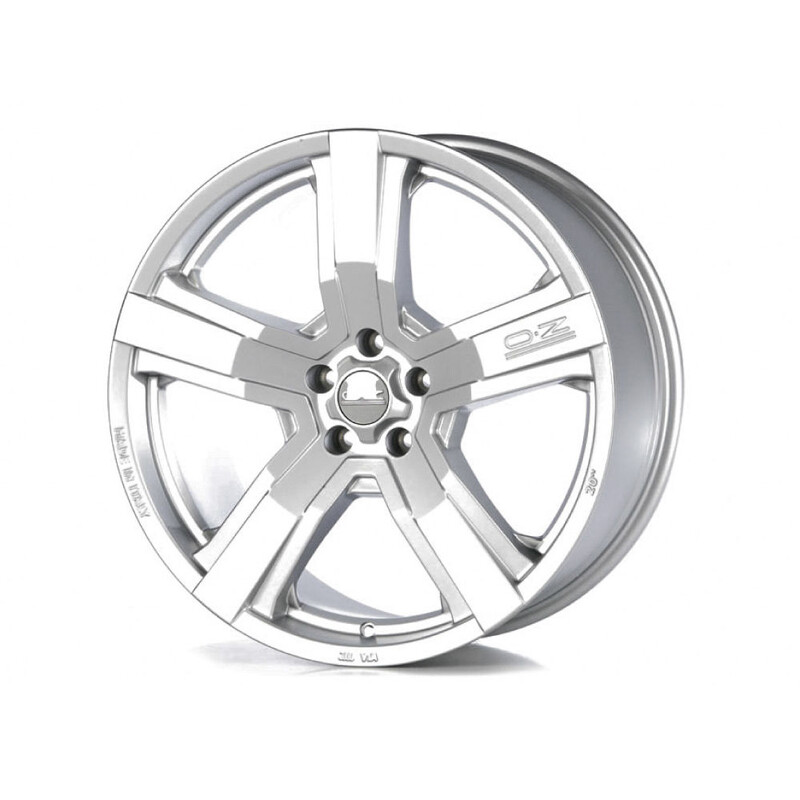 OZ Versilia 20x9.5" 5x130 ET52, Gris Argenté Mat