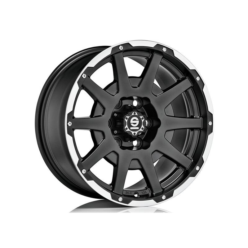 Sparco Dakar 18x8.5" 6x135 ET0, Noir Mat Bord Poli