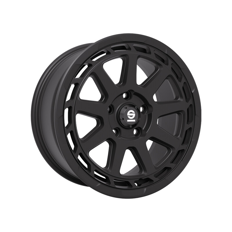 Sparco Gravel 18x8" 5x114.3 ET45, Noir Mat / Satiné