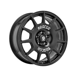 Sparco Terra 18x8" 5x100 ET35, Noir Mat / Satiné