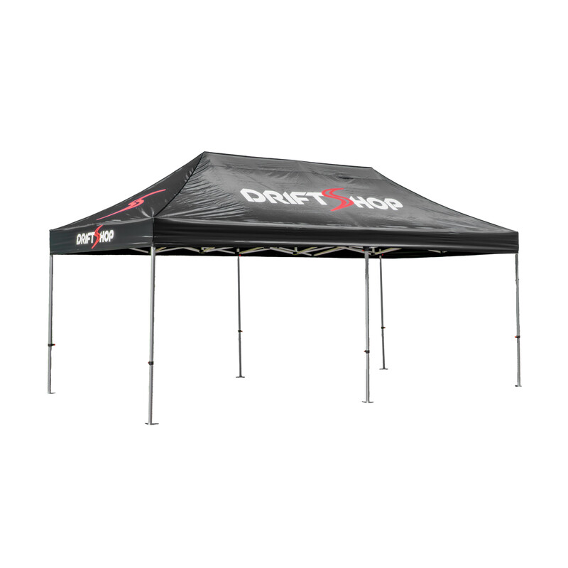 Tente Paddock Alu / Tonnelle DriftShop Noire 3x6 m