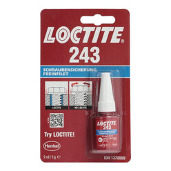 Freinfilet Normal Loctite 243 (Bleu, 5 ml)