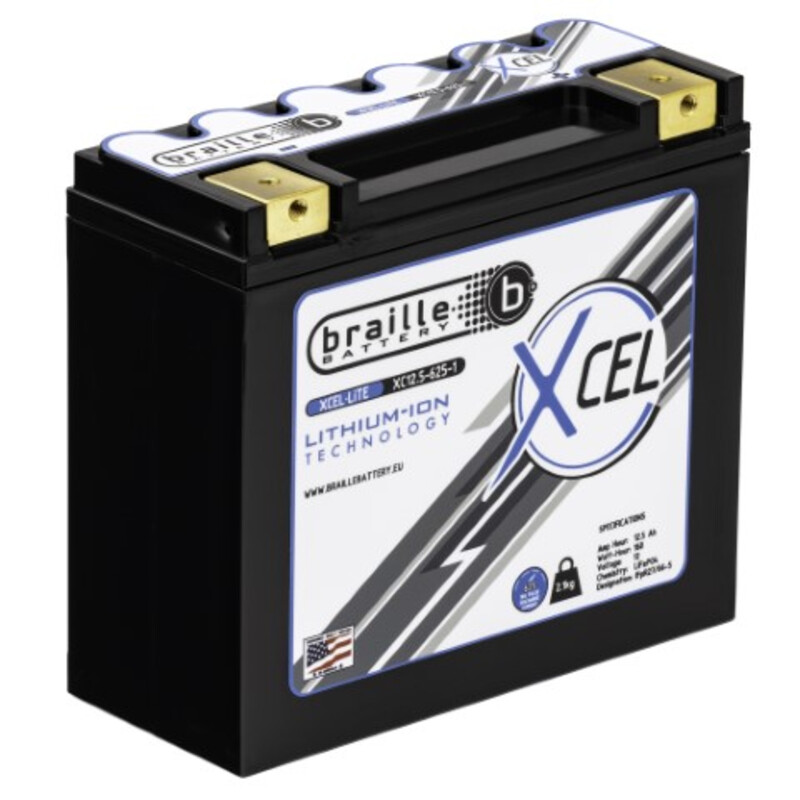 Batterie Lithium Ion Braille XCEL 12.5Ah (12V)