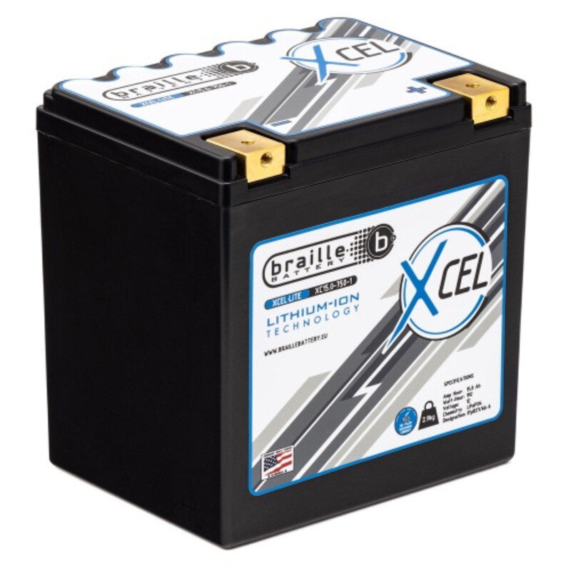 Batterie Lithium Ion Braille XCEL 15Ah (12V)