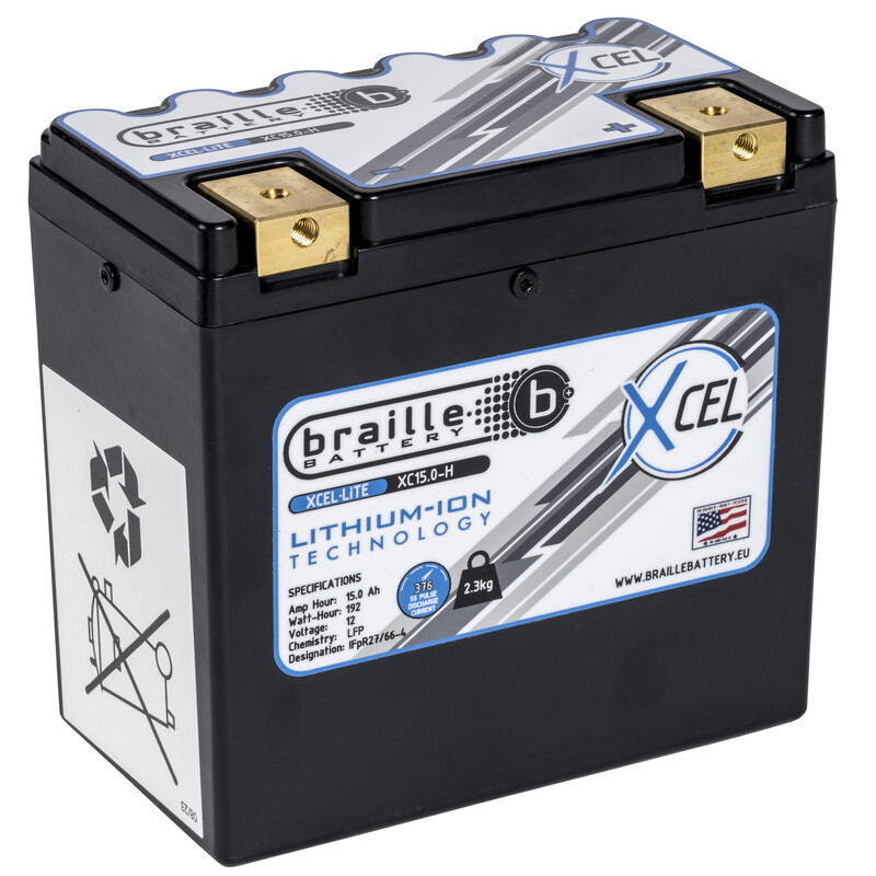 Batteries Moto Lithium Ion Braille Harley Series (12V)