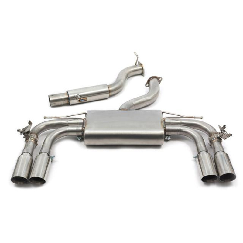 Ligne d'Echappement Complète Cobra pour Audi S3 8V Berline (19-20) - Avec Valve