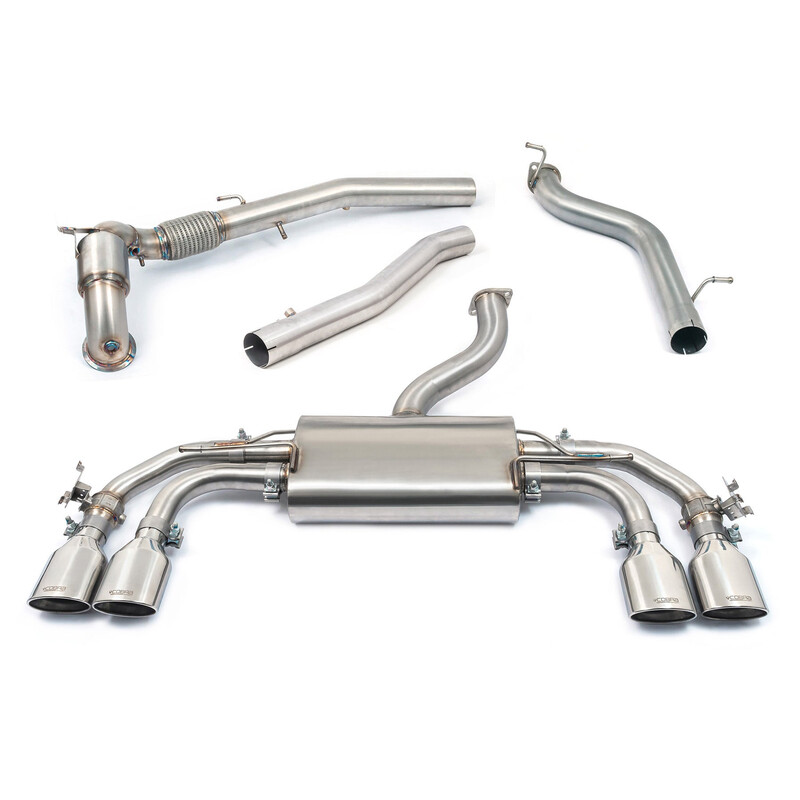 Ligne d'Echappement Complète "Turboback" Cobra pour Audi S3 8Y Sportback (2020+) - Avec Valve