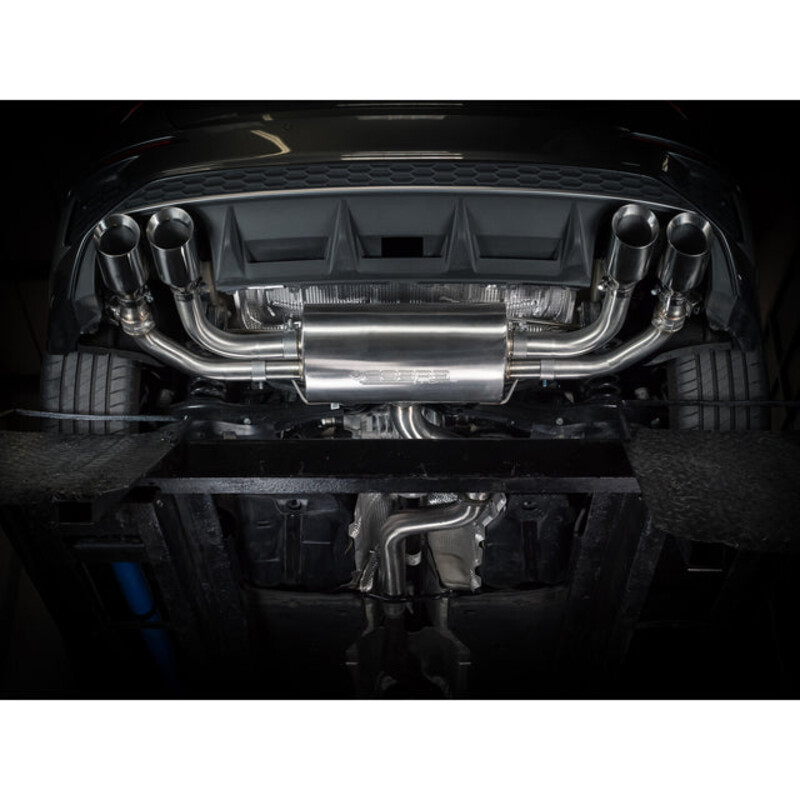 Ligne d'Echappement Complète "Turboback" Cobra pour Audi S3 8Y Sportback (2020+) - Avec Valve