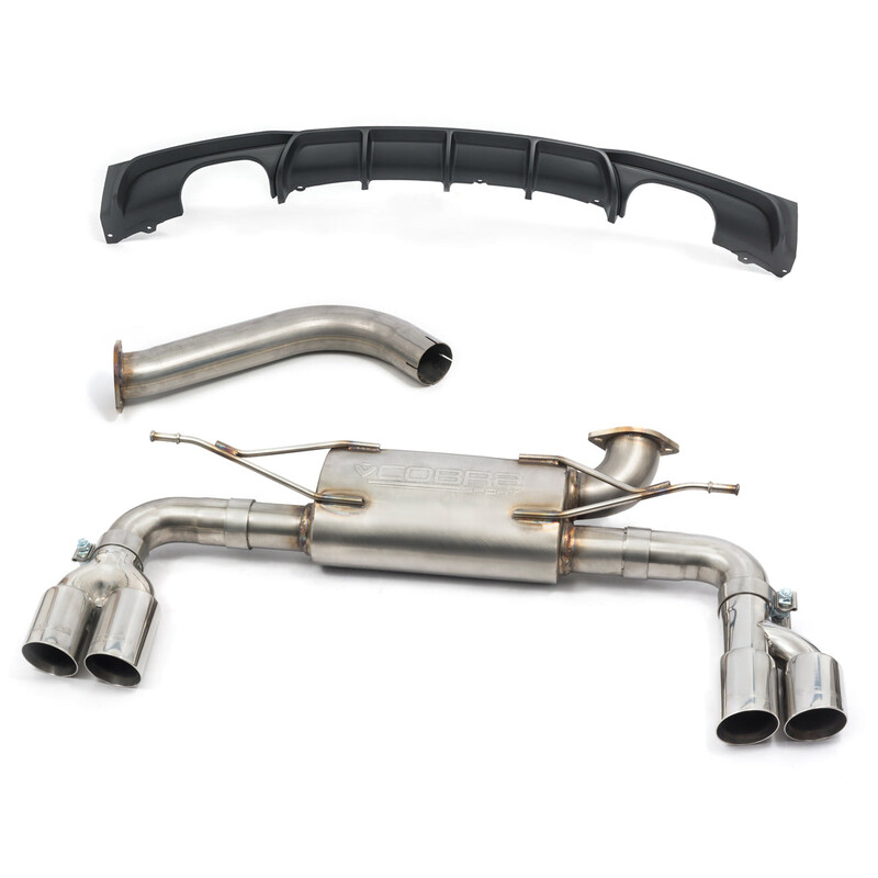 Kit Silencieux & Panneau "Style M3" Cobra pour BMW 320i M-Sport F30/F31 (11-19)