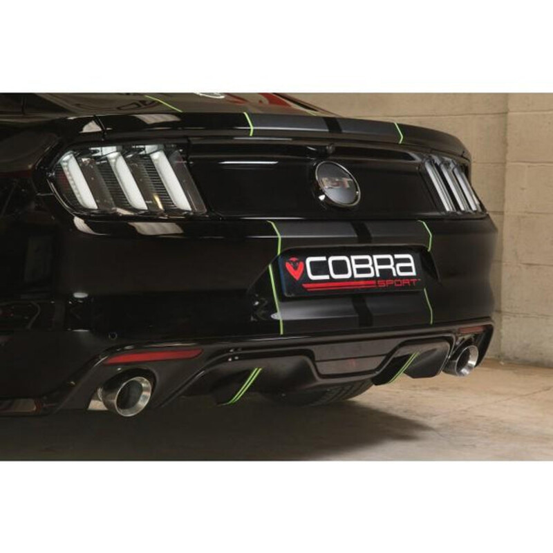 Silencieux "Venom Box Delete" Cobra pour Ford Mustang 2.3L Ecoboost (15-23)